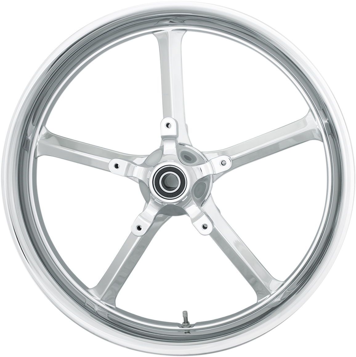COASTAL MOTO Wheel - Rockstar - Rear - Single Disc/with ABS - Chrome - 16x5.5 - FL ROC-165-CH-ABST