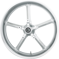 Thumbnail for COASTAL MOTO Wheel - Rockstar - Rear - Single Disc/with ABS - Chrome - 16x5.5 - FL ROC-165-CH-ABST
