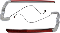 Thumbnail for CUSTOM DYNAMICS Marker Light - Saddlebag - Red - Chrome CD-SB-SIDE-RC