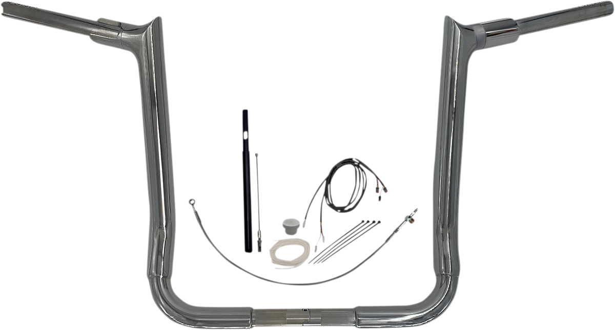 FAT BAGGERS INC. Handlebar Kit - Pointed Top - 16" - Chrome 819016