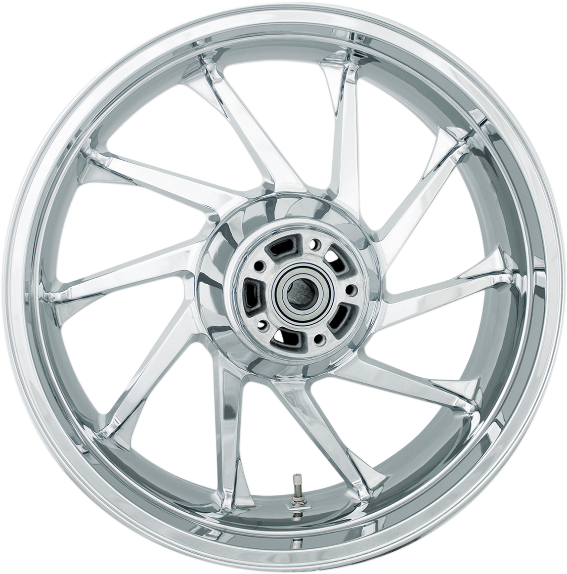 COASTAL MOTO Wheel - Hurricane 3D - Rear - Single Disc/with ABS - Chrome - 18x5.5 3D-HUR185CHABST