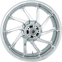Thumbnail for COASTAL MOTO Wheel - Hurricane 3D - Rear - Single Disc/with ABS - Chrome - 18x5.5 3D-HUR185CHABST