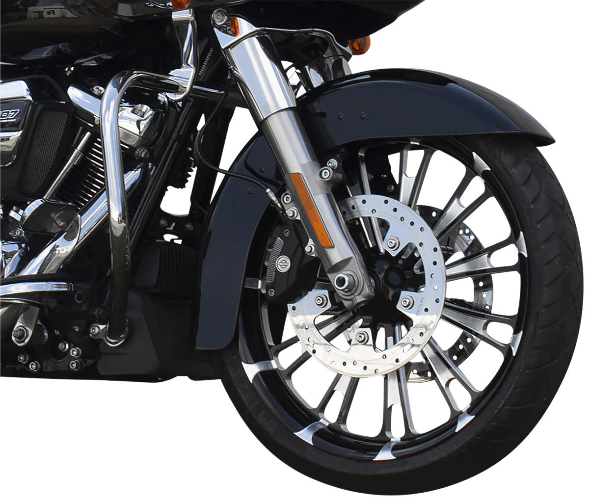 COASTAL MOTO Wheel - Fuel - Front - Dual Disc/with ABS - Black Cut - 23x3.75 - FL FUL-233-BC-ABST