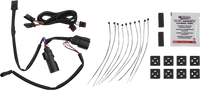 Thumbnail for CUSTOM DYNAMICS Latch Light - Saddlebag - Dual Color - Red - Chrome CD-SBL-DC4-RC