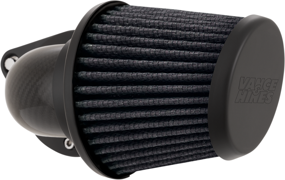 VANCE & HINES VO2 Falcon Air Intake - Weaved Carbon Fiber 40055