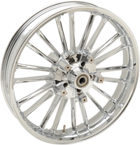 Thumbnail for COASTAL MOTO Wheel - Atlantic 3D - Front - Dual Disc/with ABS - Chrome - 21x3.5 3D-ATL213CHABST