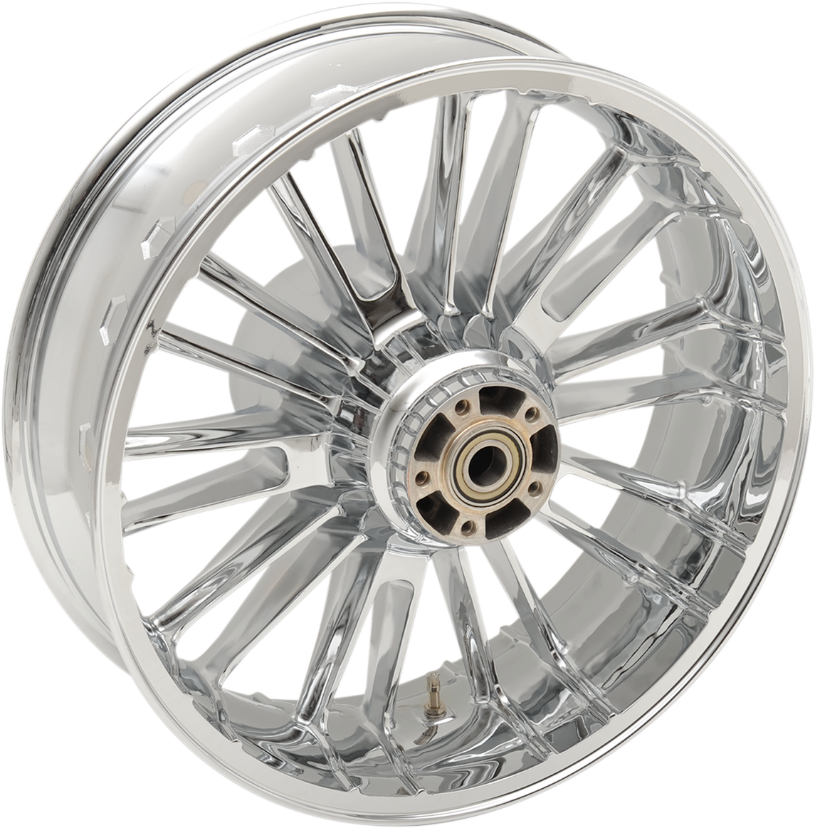 COASTAL MOTO Wheel - Atlantic 3D - Rear - Single Disc/with ABS - Chrome - 18x5.5 3D-ATL185CHABST