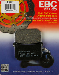 Thumbnail for Brake Pads Fa68 Organic