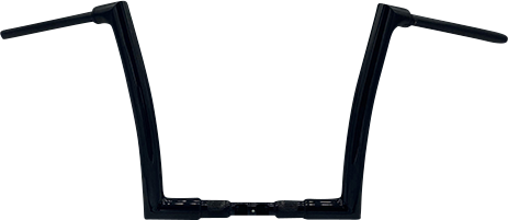 FAT BAGGERS INC. Handlebar - Flat Top - 12" - Black 616012-B