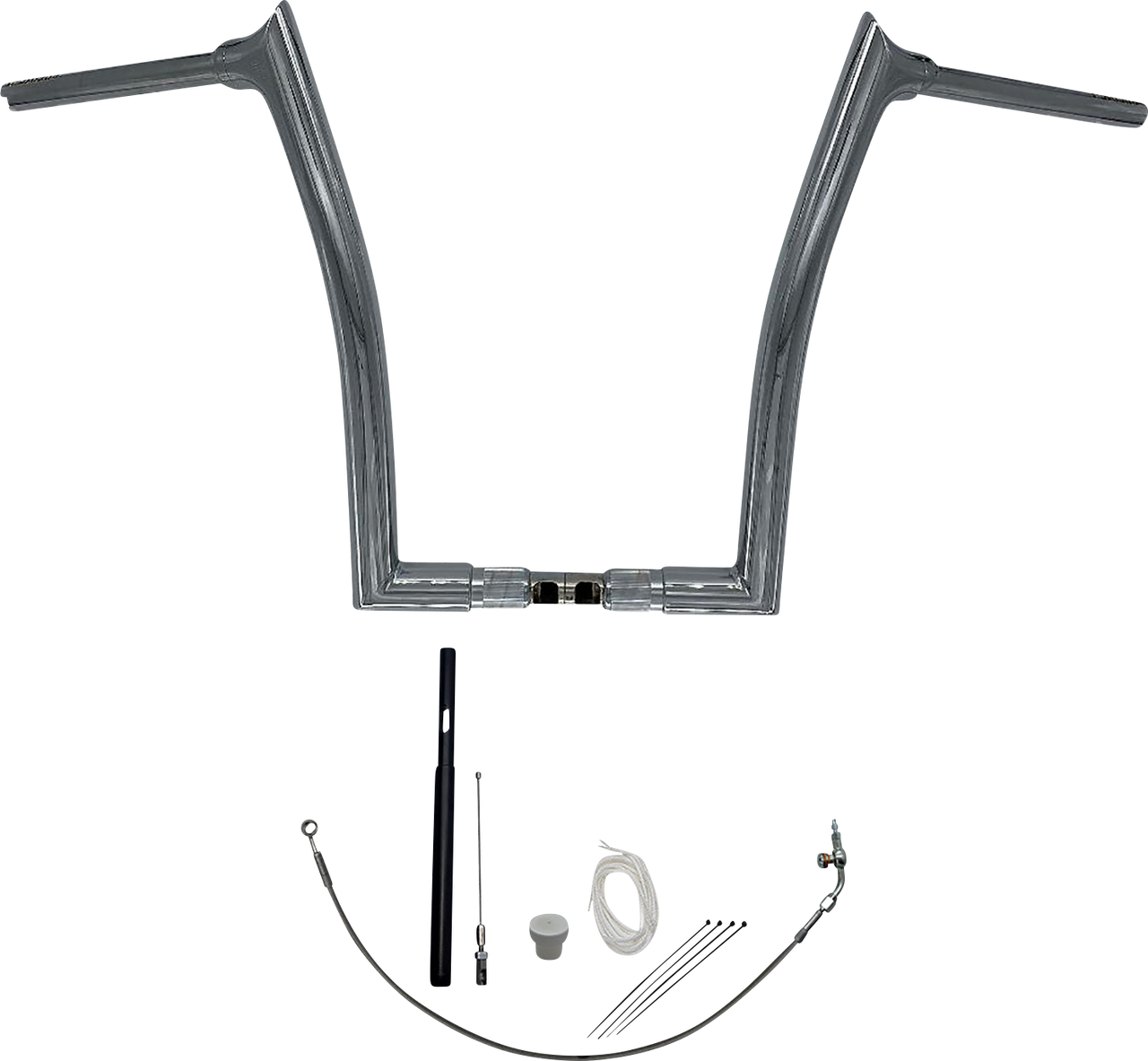 FAT BAGGERS INC. Handlebar Kit - Pointed Top - 16" - Chrome 819916
