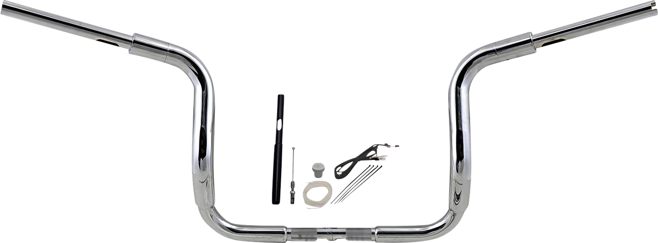 FAT BAGGERS INC. Handlebar Kit - Rounded Top - 12" - Chrome 819412