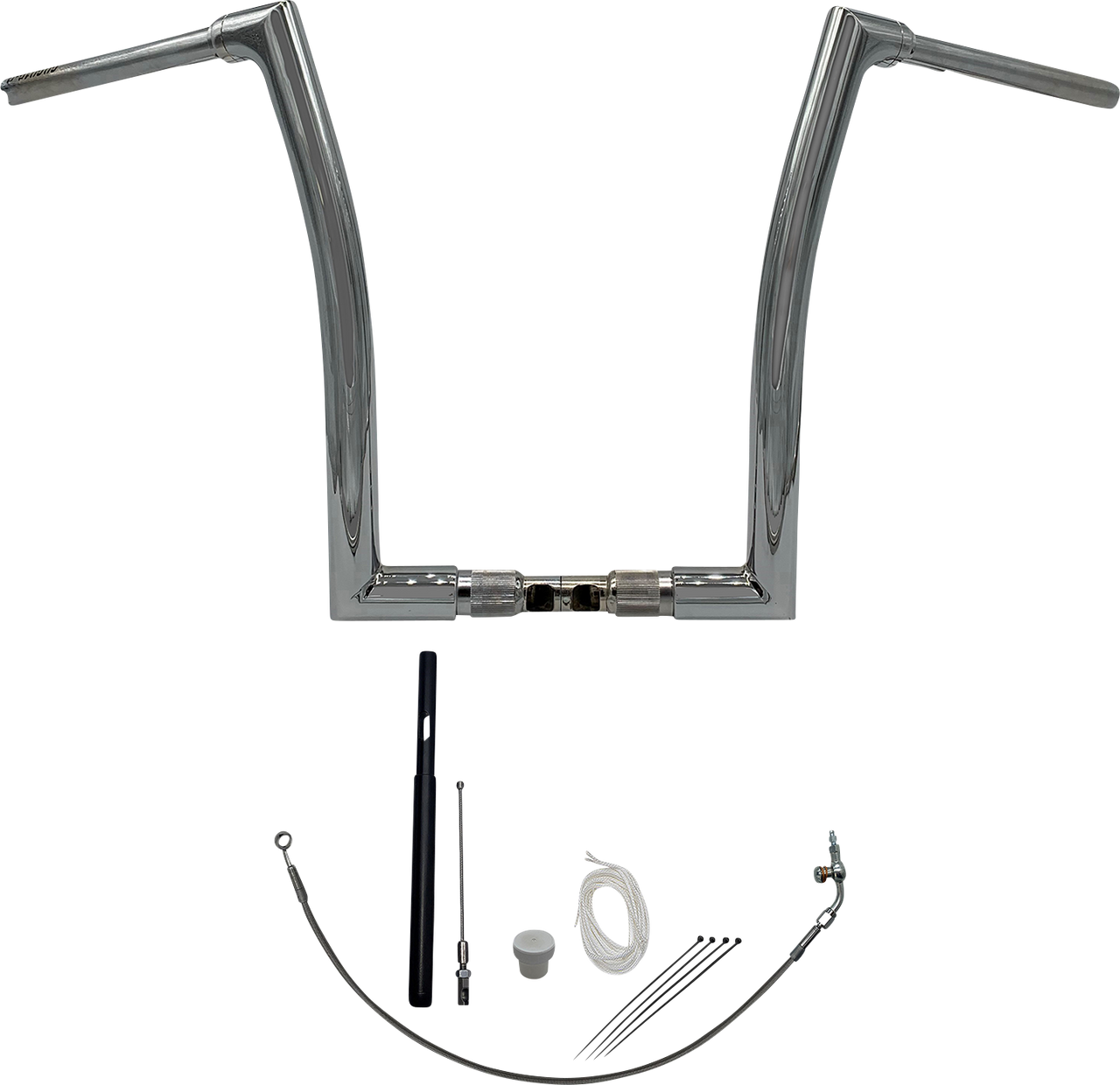 FAT BAGGERS INC. Handlebar Kit - Flat Top - 16" - Chrome 619916