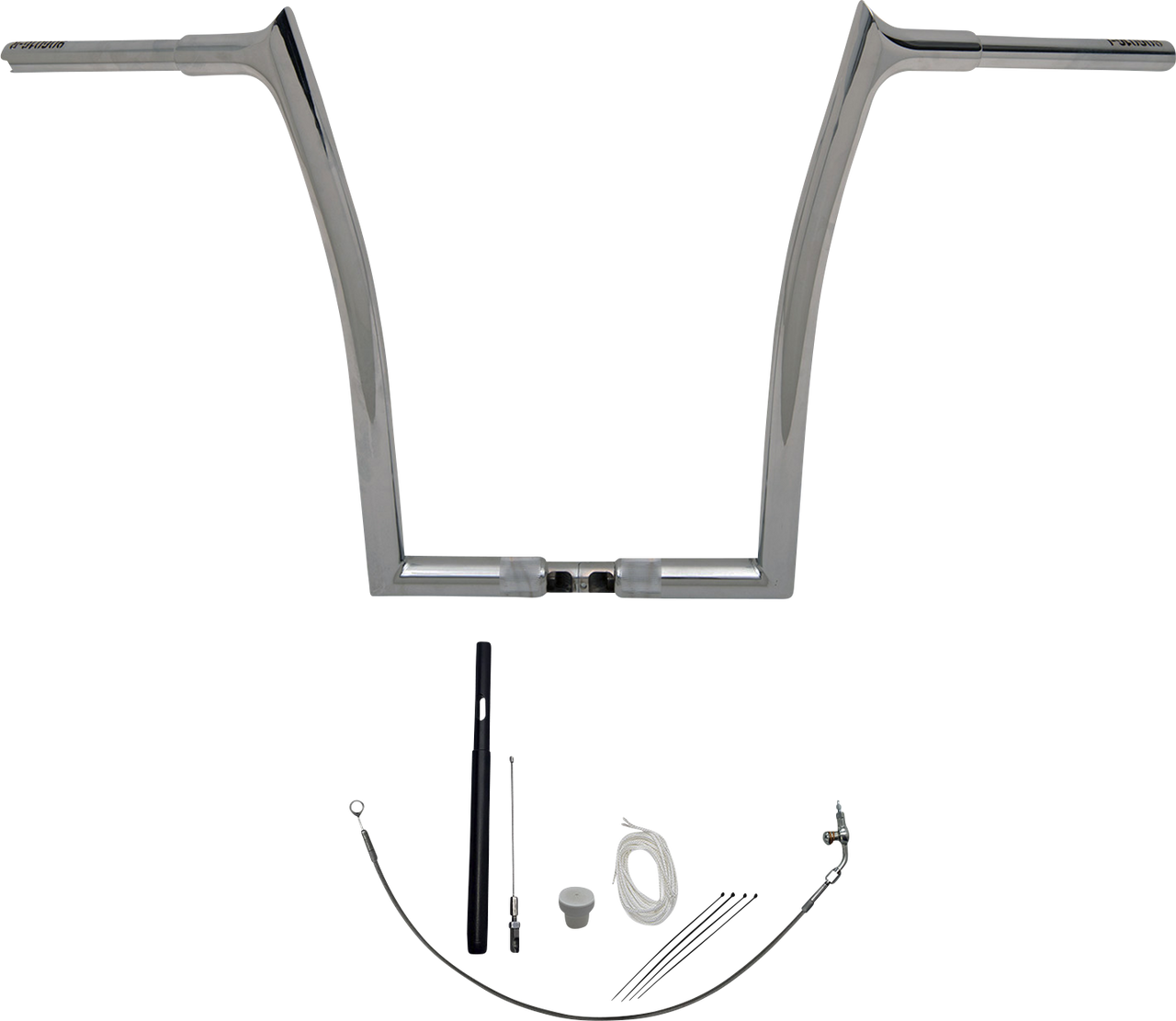 FAT BAGGERS INC. Handlebar Kit - Pointed Top - 16" - Chrome 919916