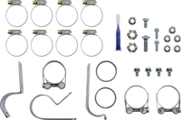 Thumbnail for S&S CYCLE El Dorado Dual Exhaust System - Black - Machined Black Tracer 550-0680B