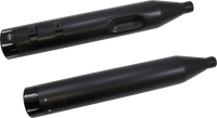 Thumbnail for S&S CYCLE El Dorado Dual Exhaust System - Black - Machined Black Tracer 550-0680B