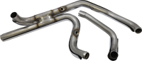 Thumbnail for S&S CYCLE El Dorado Dual Exhaust System - Chrome - Black Tracer 550-0678B