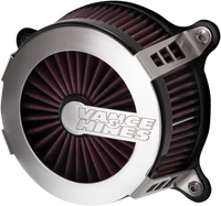 Thumbnail for VANCE & HINES VO2 Cage Fighter Air Intake Kit - Brushed 70366