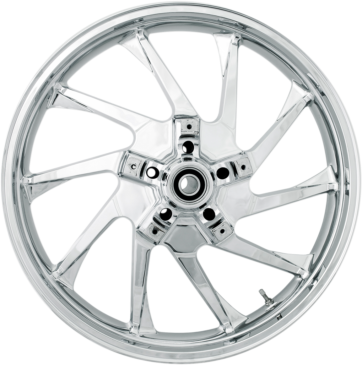 COASTAL MOTO Wheel - Hurricane 3D - Front - Dual Disc/with ABS - Chrome - 21x3.5 3D-HUR213CHABST