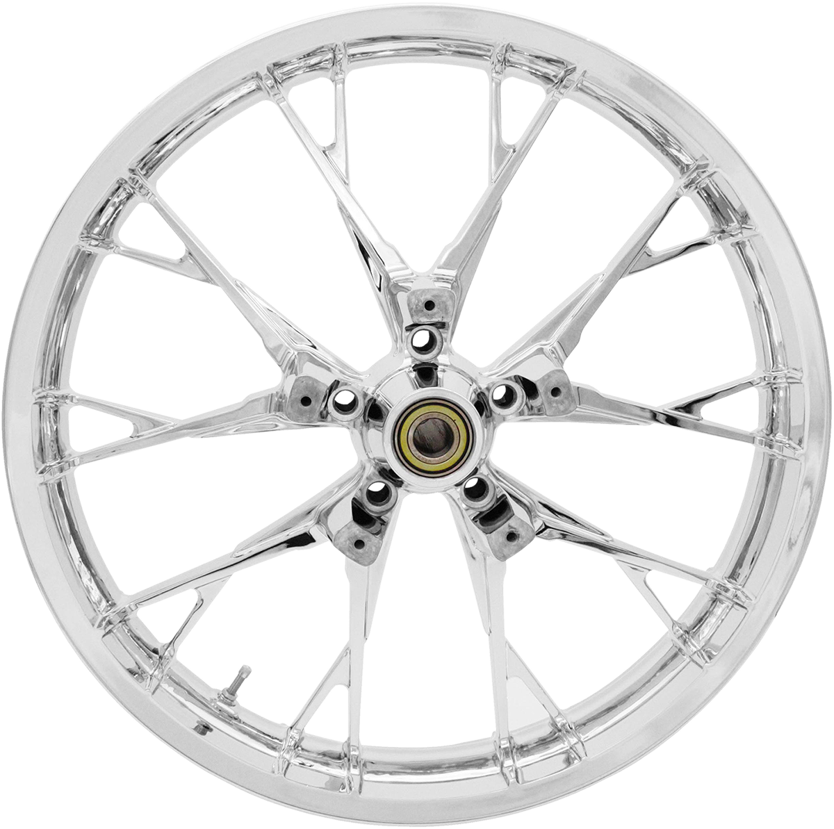 COASTAL MOTO Wheel - Marlin - Front - Dual Disc/with ABS - Chrome - 21x3.5 3D-MAR213CHABST