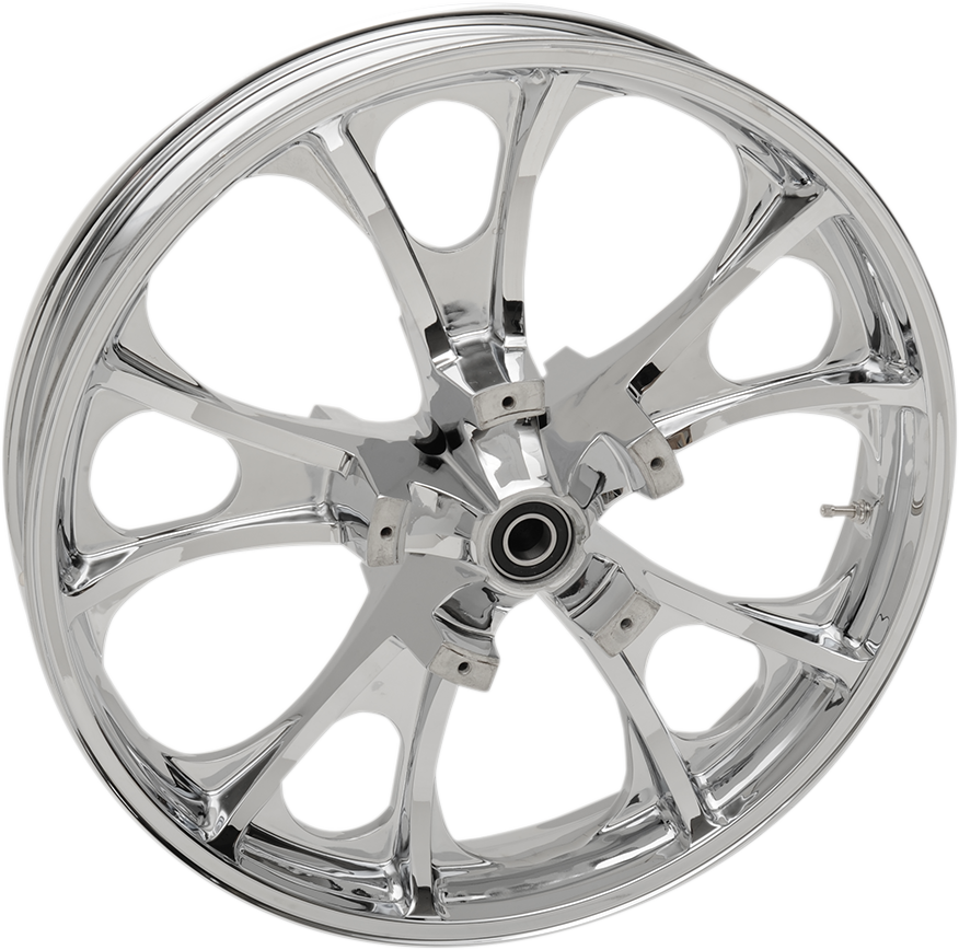 COASTAL MOTO Wheel - Largo 3D - Front - Dual Disc/with ABS - Chrome - 21x3.5 3D-LGO213CHABST