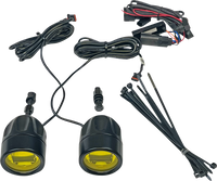Thumbnail for CUSTOM DYNAMICS Fog Light - Black - Yellow Lens PB-FOG-BCM-YB