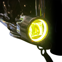Thumbnail for CUSTOM DYNAMICS Fog Light - Black - Yellow Lens PB-FOG-BCM-YB