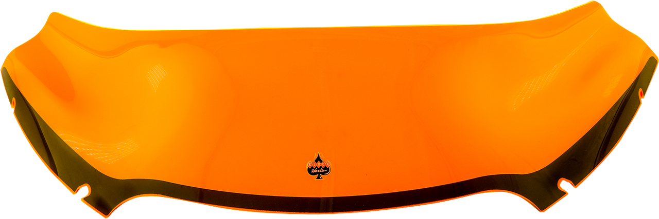 KLOCK WERKS Kolor Flare* Windshield - 6" - Orange Ice - FLTR KWW-01-0628