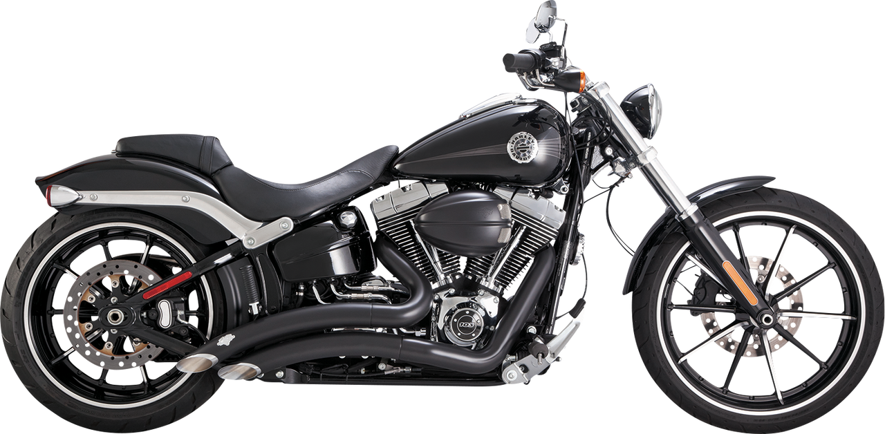 VANCE & HINES Big Radius Exhaust System - Black 46365