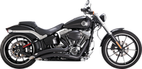 Thumbnail for VANCE & HINES Big Radius Exhaust System - Black 46365