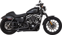 Thumbnail for VANCE & HINES Big Radius Exhaust System - Black 46367