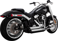 Thumbnail for VANCE & HINES Shortshots Staggered Exhaust System - Chrome 17335