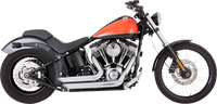 Thumbnail for VANCE & HINES Shortshots Staggered Exhaust System - Chrome 17325