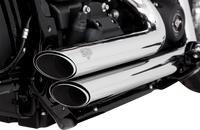 Thumbnail for VANCE & HINES Shortshots Staggered Exhaust System - Chrome 17333