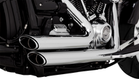 Thumbnail for VANCE & HINES Shortshots Staggered Exhaust System - Chrome 17335