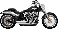 Thumbnail for VANCE & HINES Shortshots Staggered Exhaust System - Chrome 17335