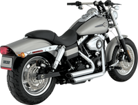 Thumbnail for VANCE & HINES Shortshots Staggered Exhaust System - Chrome 17317