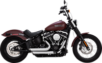 Thumbnail for VANCE & HINES Shortshots Staggered Exhaust System - Chrome 17333