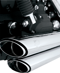 Thumbnail for VANCE & HINES Shortshots Staggered Exhaust System - Chrome 17317