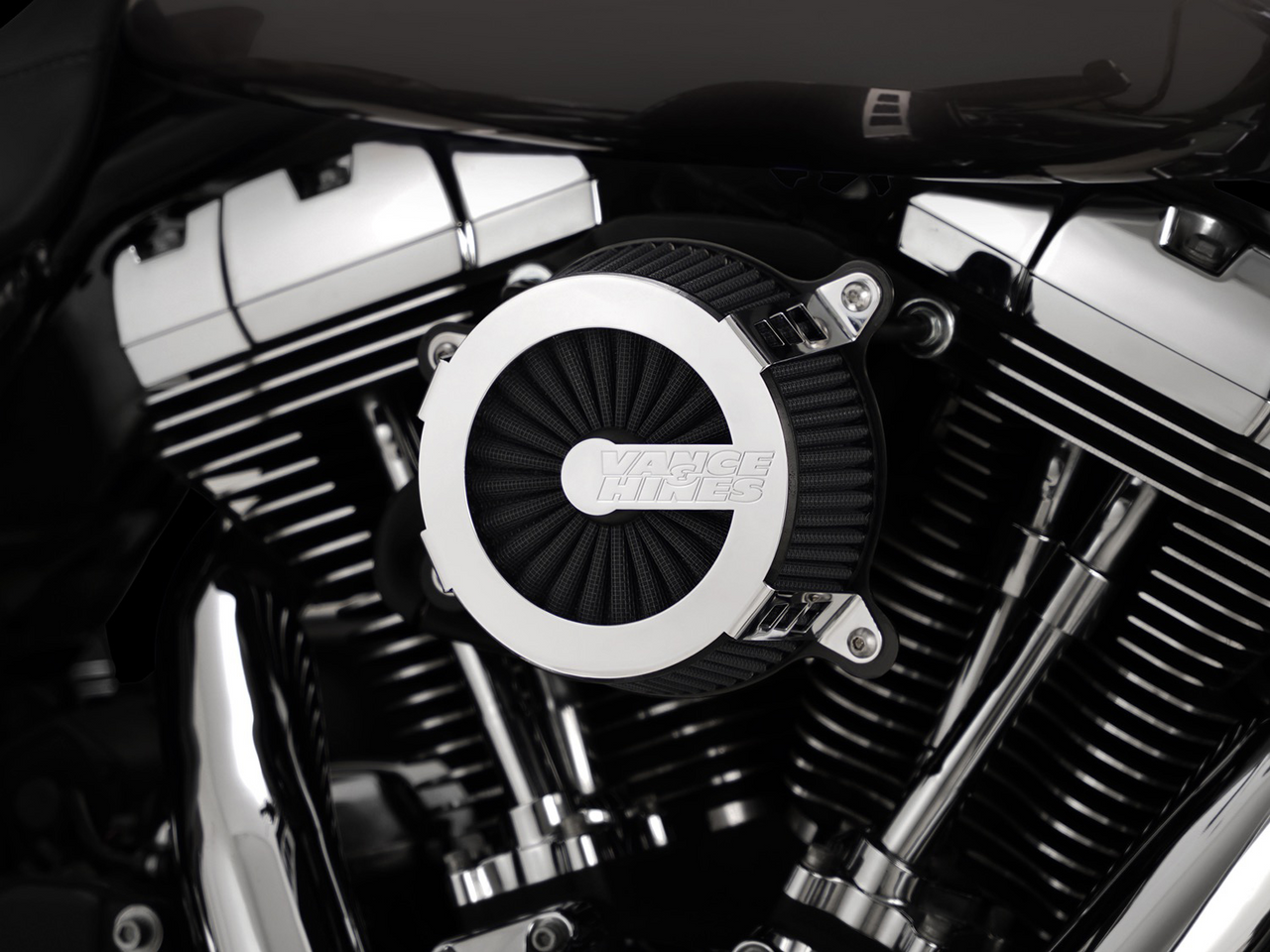 VANCE & HINES VO2 Cage Fighter Air Intake Kit - Chrome 70357