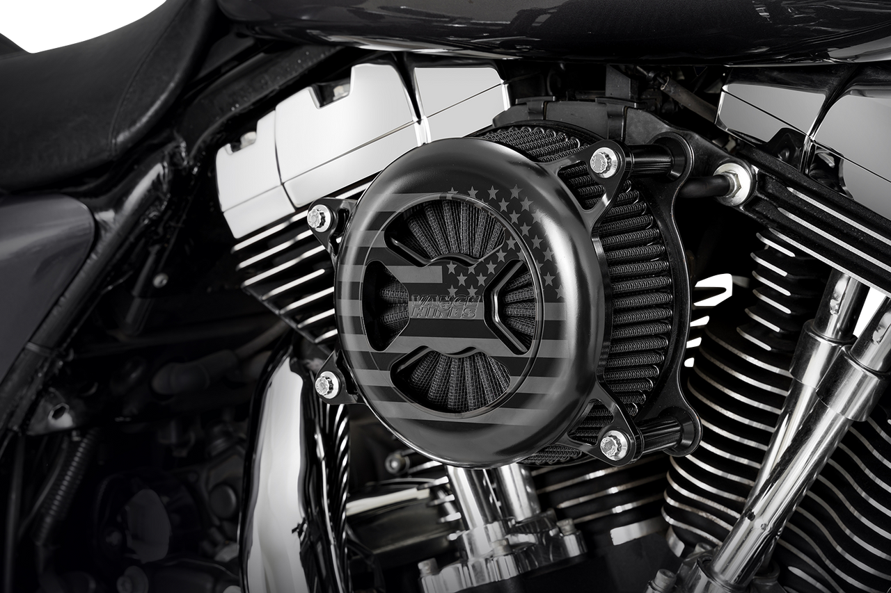 VANCE & HINES VO2 America Air Cleaner - Black - Twin Cam 42343FG