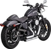 Thumbnail for VANCE & HINES Shortshots Staggered Exhaust System - Chrome 17329