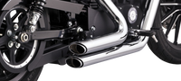 Thumbnail for VANCE & HINES Shortshots Staggered Exhaust System - Chrome 17329