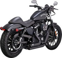 Thumbnail for VANCE & HINES Shortshots Staggered Exhaust System - Black 47329