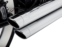 Thumbnail for VANCE & HINES Big Shots Staggered Exhaust System - Chrome 17341