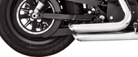 Thumbnail for VANCE & HINES Shortshots Staggered Exhaust System - Chrome 17329