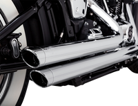Thumbnail for VANCE & HINES Big Shots Staggered Exhaust System - Chrome 17341