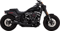 Thumbnail for VANCE & HINES 2-into-1 Upsweep Exhaust System - Black - Stainless Steel 47323