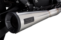 Thumbnail for VANCE & HINES 2-into-1 Upsweep Exhaust System - Brushed - Stainless Steel 27327