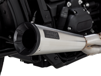 Thumbnail for VANCE & HINES 2-into-1 Upsweep Exhaust System - Brushed - Stainless Steel 27323