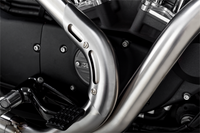 Thumbnail for VANCE & HINES 2-into-1 Upsweep Exhaust System - Brushed - Stainless Steel 27327